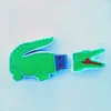 low price gift crocodile usb flash drive in pvc material