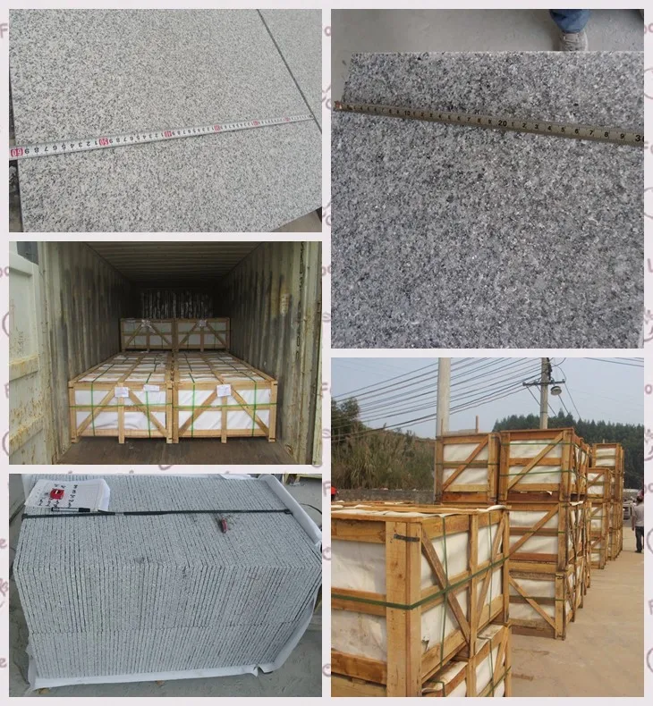 Giá rẻ G603 Đá Granite Đậu Xe Gạch, Flamed Granite Sàn Gạch