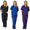 Medical Uniforms Scrubs Set Women's Scrub Set, Uniform Medical Scrubs Assorted Colors, XXS-5XL Medical Scrubs