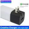 yiyidea Wholesale Multi Function QC3.0 USB Home Charger, QC3.0 Fast Charge DIY Night Light USB Home Charger/