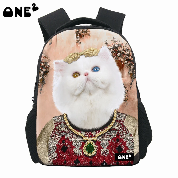 

2019 personalize cat unique school students bag backpack for children kids students backpack kindergarten kids animals, Customized