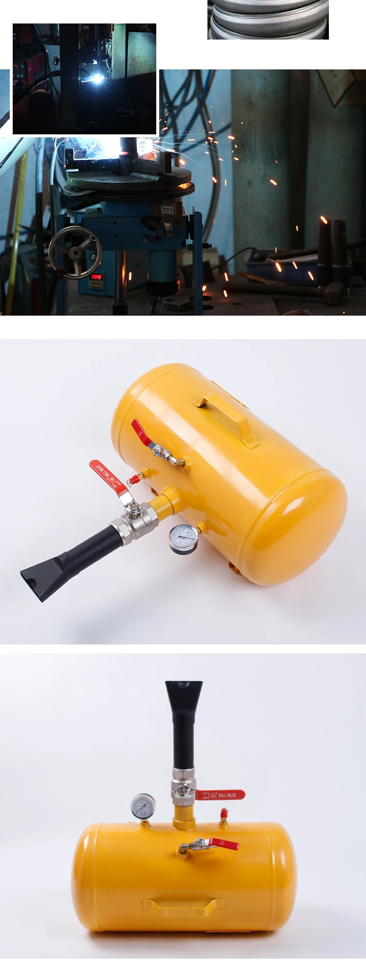 36 L Air Tire Bead Seater Harbor Freight Air Tank For Heavy Duty Truck