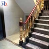 New Contemporary Metal Stair Handrail Suppliers Rose Gold 304/316 Stainless Steel Handrail/Balustrade/Stair Railing Post