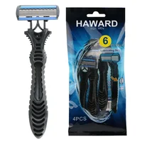 

D623L shavette premium quality shaving razor 6 blades disposable razor for men and women