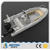 Rotationally molded polyethylene speed boat power boat with storage room
