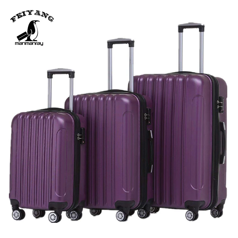 

Factory price zipper luggage abs suitcase quality abs and pc luggage trolley, Variety