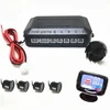 blue show condition parking sensor system with voice LCD screen