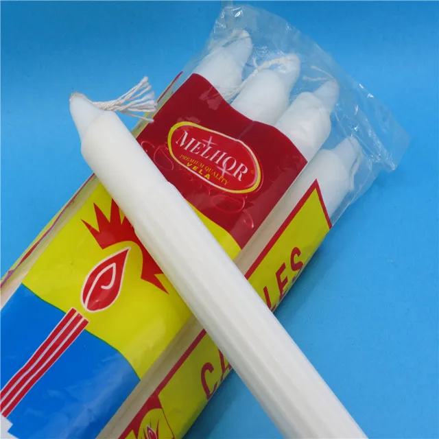 65g White Fluted Candle For South Africa Buy Ribbon Wicks For Candles