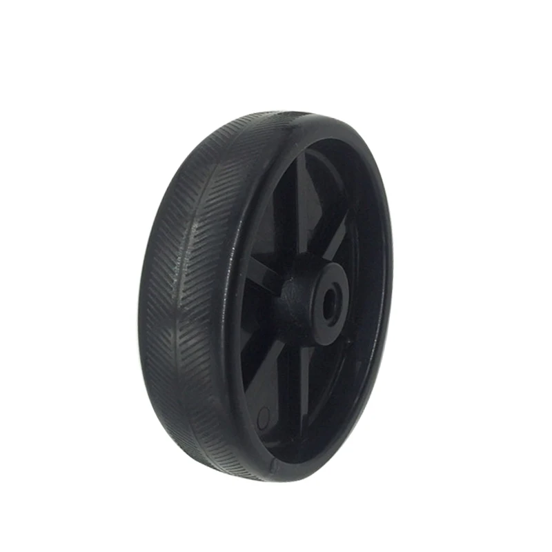 Factory Price 4inch 100mm Diameter Black Hard Plastic Pp Wheel Buy
