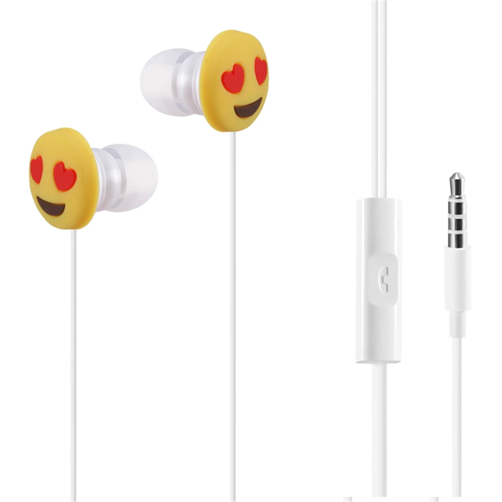 

2018 Novelty Cartoon Expression Earphone For Outdoor Music, Multi