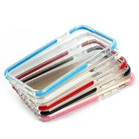 

Hard PC Back Soft TPE Blank Clear Transparent Phone Case for iPhone X XR XS Max 7 8 Plus