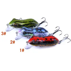 HENGJIA Top grade fishing lure soft jump frog lure topwater bass baits
