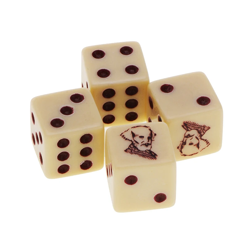 0厘米丙烯酸透明空白骰子棋盘游戏