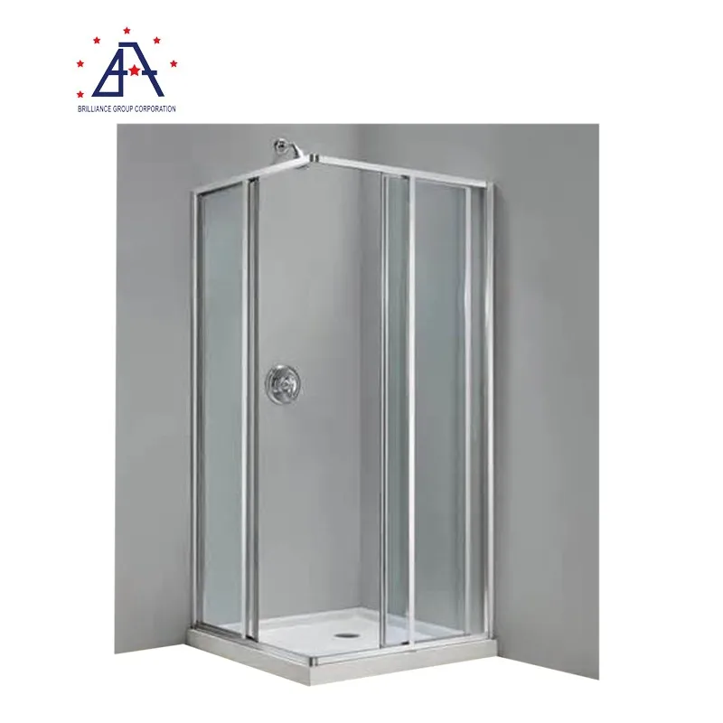 High Precision Alloy T6 6063 Aluminum Shower Door Parts In Shower Rooms