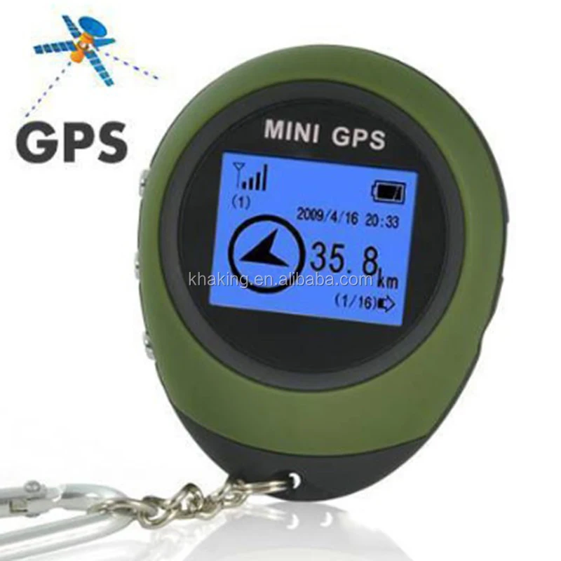 Mini GPS Tracker Tracking Device Travel Portable Keychain Locator Pathfinding 