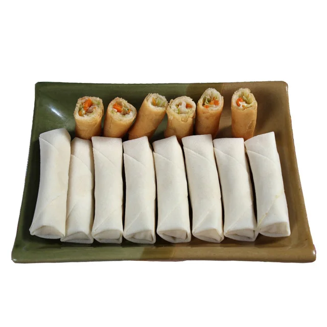 
Fried Instant Food Frozen Vegetarian Cooking Crispy Spring Roll 15g with Halal 