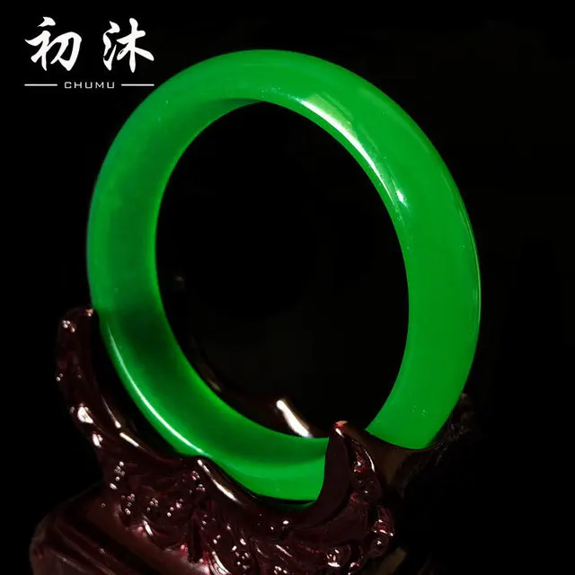 

YQ93 Nephrite natural stone jade bracelet jadeite bangle and natural jade bangle, White