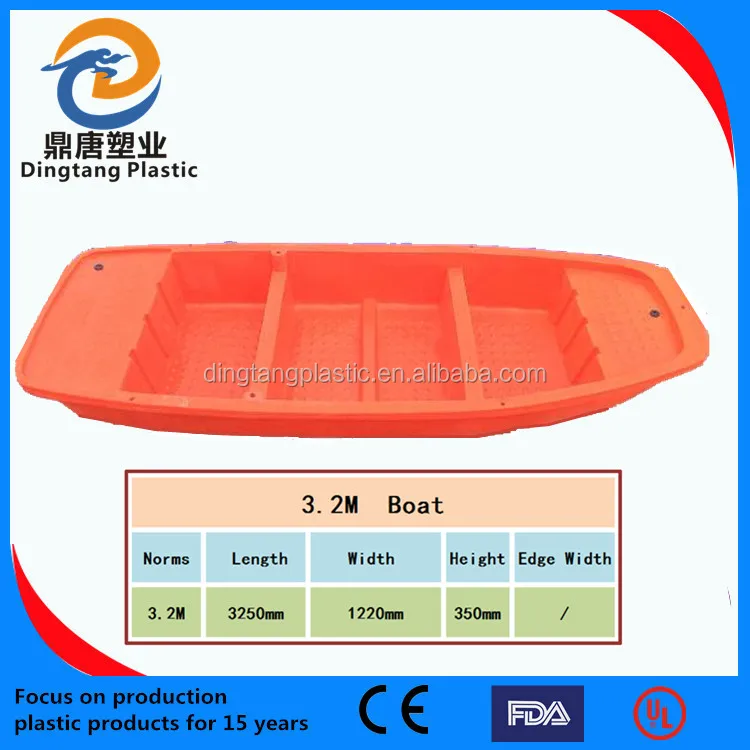 
Low price 2.5m PE plastic river garbage collection boat 