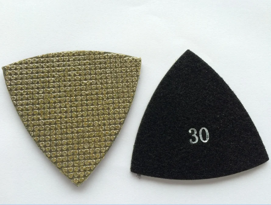triangle diamond polishing pads