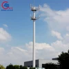 Communication Pole with Triangular Work Platform
