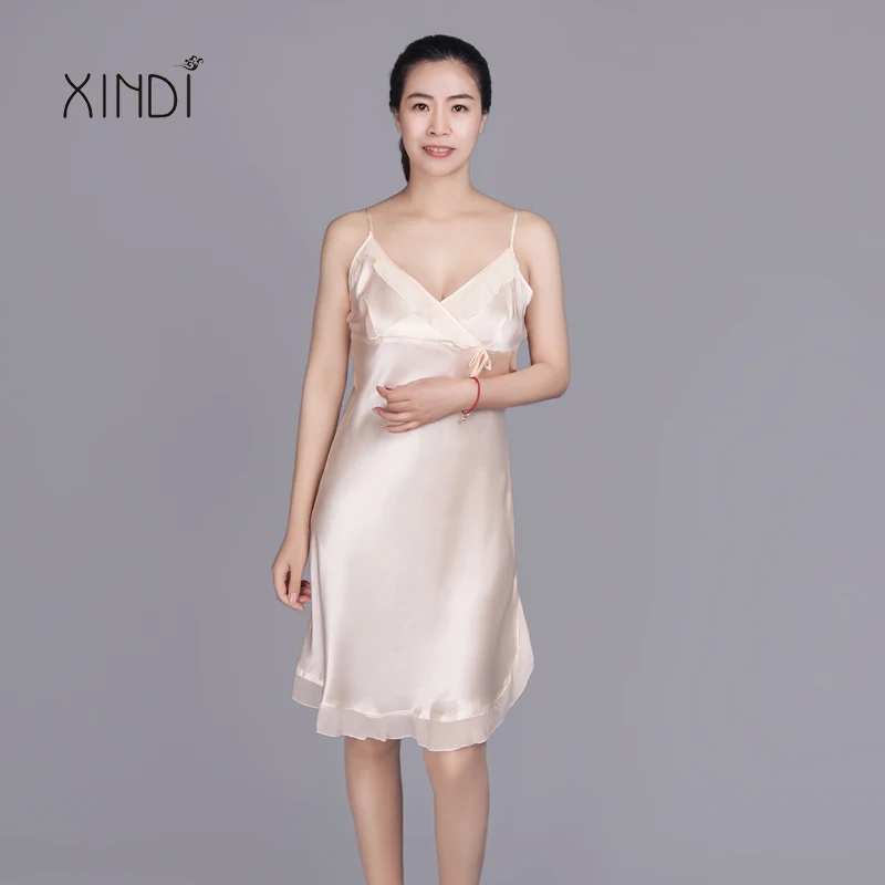 레이스 트림 우아한 실크 새틴 Chemise 내부 슬립 드레스 실크 잠옷 잠옷 - Buy 실크 새틴 패션 잠옷,뜨거운 섹시한 ...