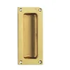 Custom cupboard drawer door copper rectangle flush pull handle