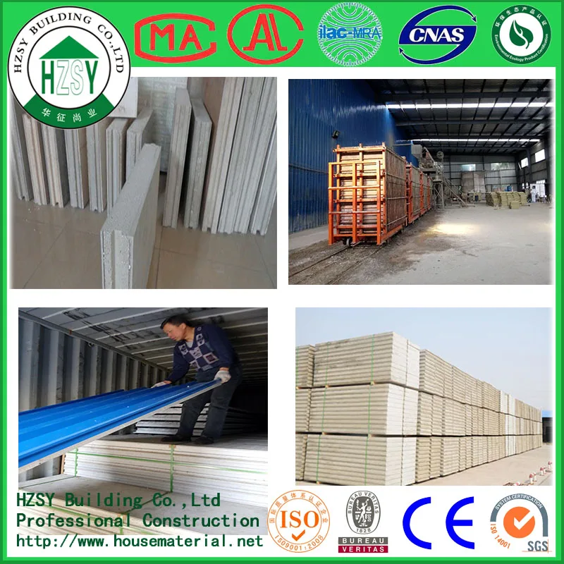 Soundproof Weatherproof Light Weight Eps Precast Concrete Partition ...