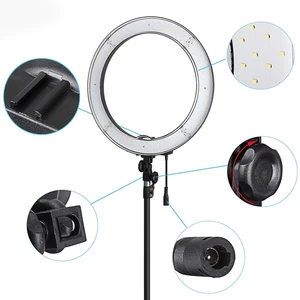 Hendefe 2019 hottest selling 18 inch Camera ring lamp 240PCS LED selfie Ring Light 5500K Photography Dimmable make up ring light