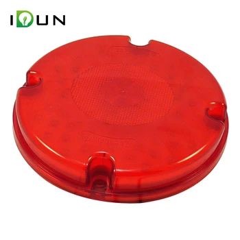 7 Inch Round Red Piranha 44 Led School Bus Stop Turn Tail Lights Brake