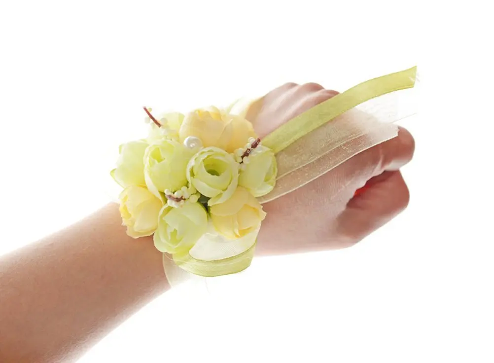 women's wrist corsage