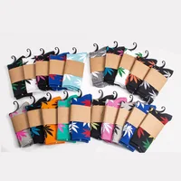 

Skateboard sport mens Wholesale colorful style bulk crew weed leaf socks