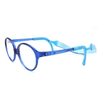 

2019 Flexible new model eyeglasses folding kids optical glasses frame with anti blue light glasses