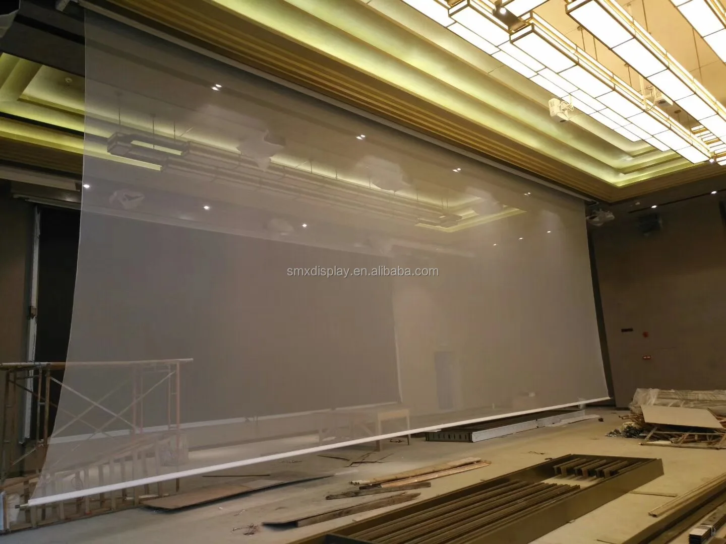 Hd Holographic Projection Screen Is A Stage Art Curtain,Often Used In