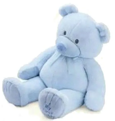 small blue teddy