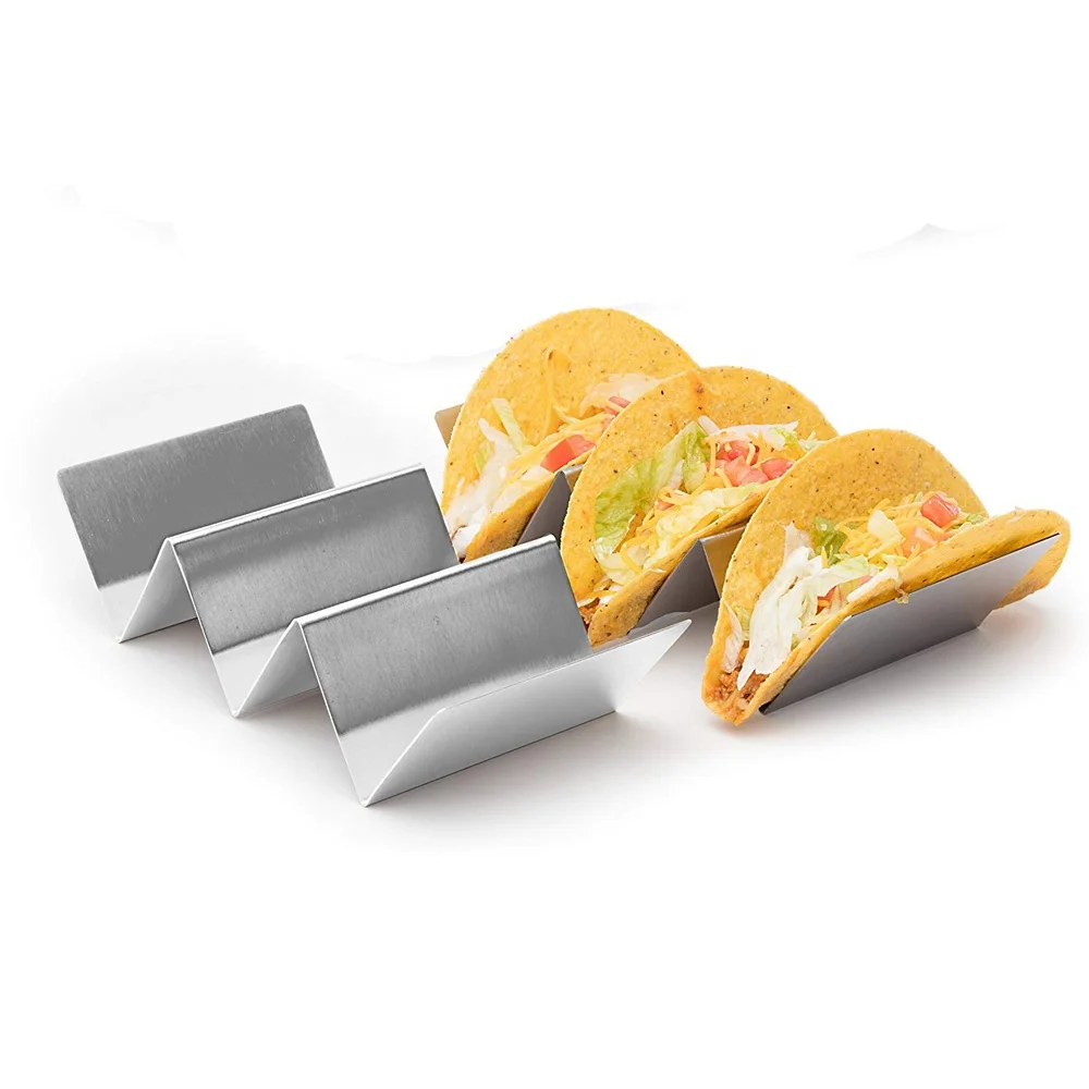 Summer Hot Sell Stainless Steel Taco Shell Holder For Restaurant