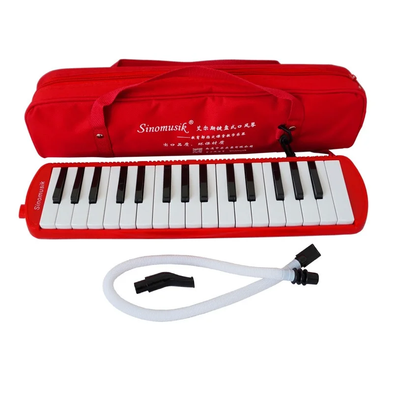 

Wholesale price aiersi brand Custom made 32 keys Melodica Melodion Piano musical instrument for sale, Blue,wine, red,black