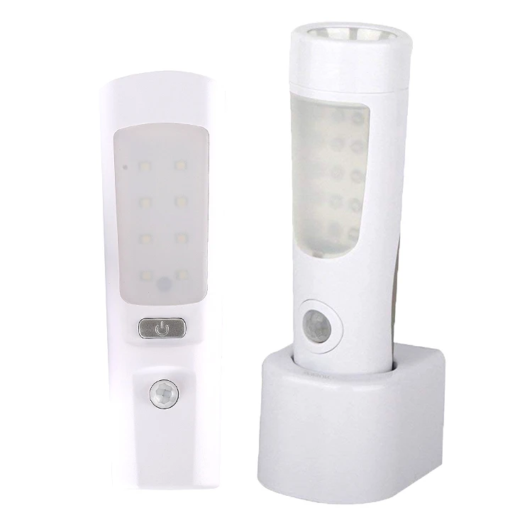 Wall Mounted Emergency Rechargeable Flashlight Aluminum Alloy High