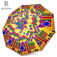 

Shenbolen Wholesale African Sun Patterns Automatic Folding Umbrella