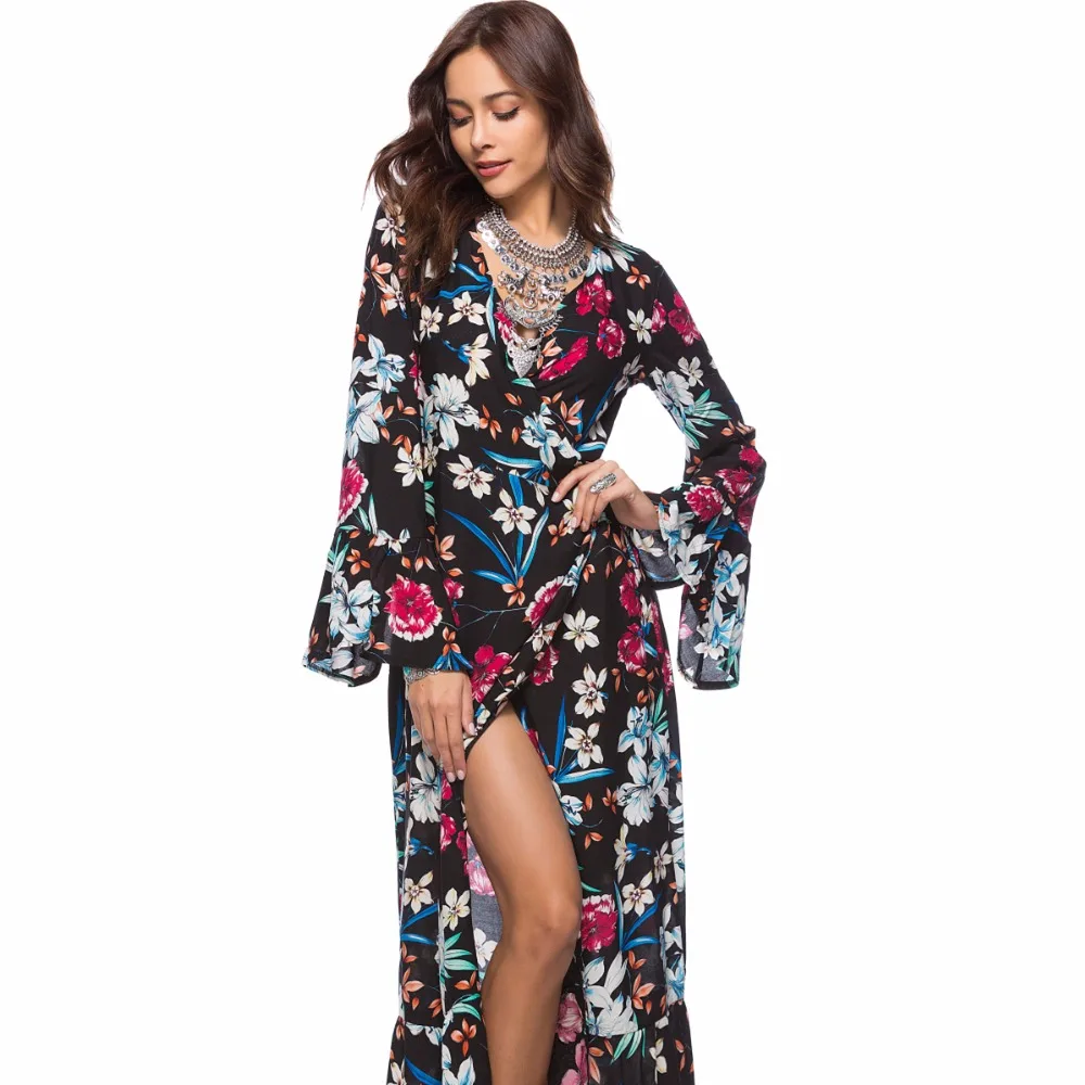 

Free Shipping Retail Hot Selling Printed Woman Dress, Black and white