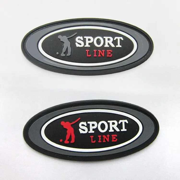 rubber logo patches