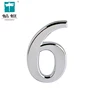 Hot selling 3mm thickness silver chromed plastic house numbers