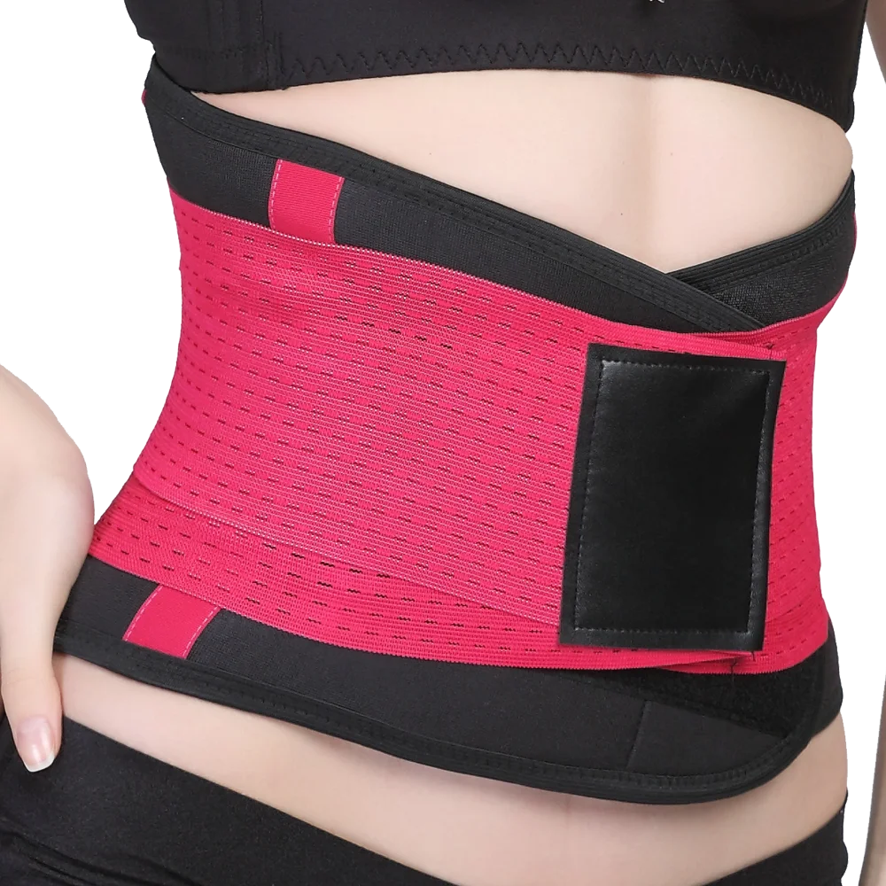 

Fitness slim belt reduce stomach fat lumbar support elastic waist support belt elastic exercise belt, Black;red;pink;blue;purple;orange;green;peach;skin