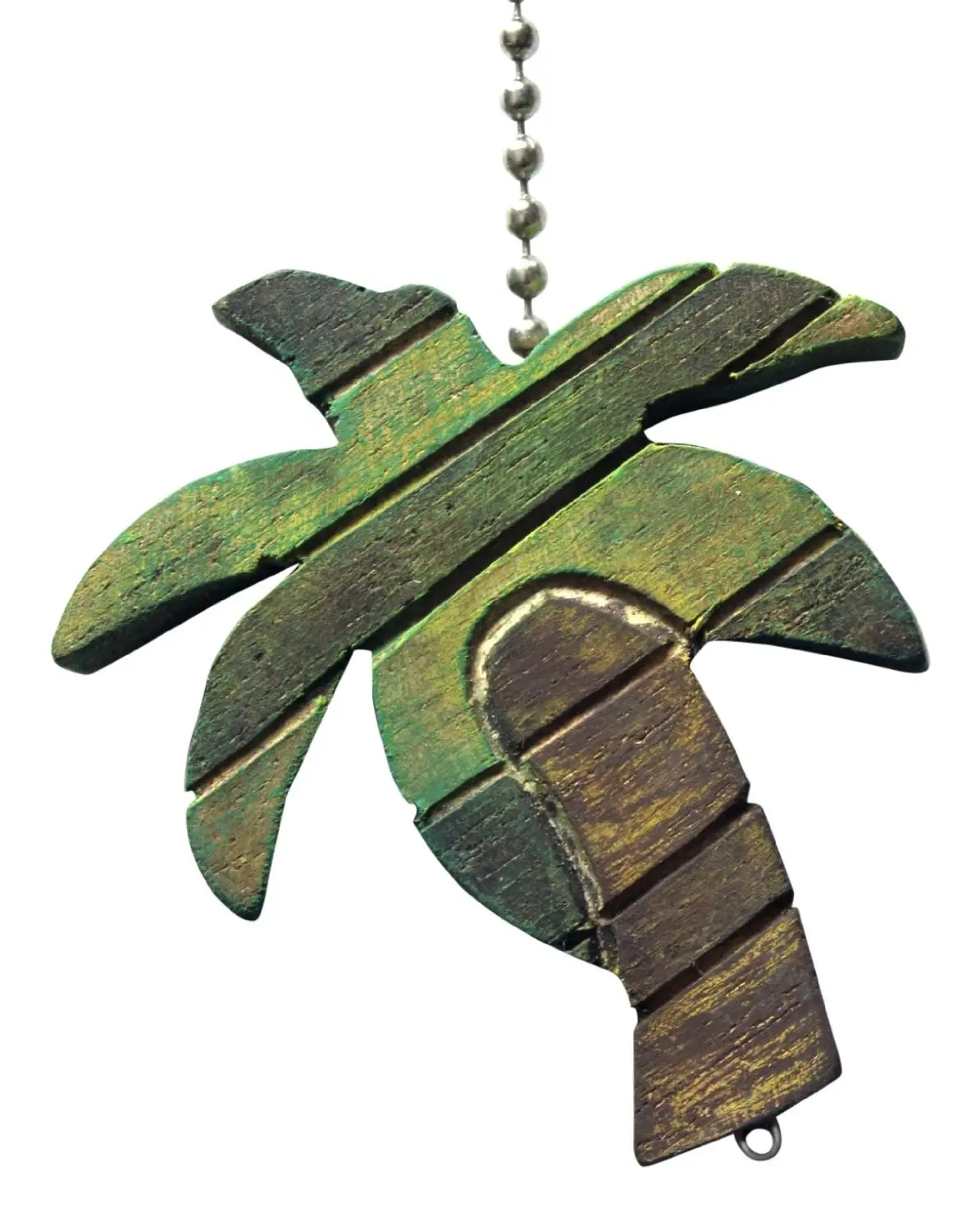 Buy Tropical Palm Tree Hand Carved Wood Ceiling Fan Light