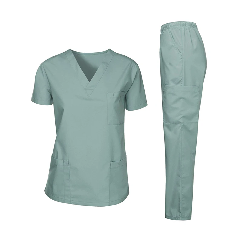 
wholesale new style medical scrubs nurse uniform sets for women 