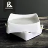 100% melamine hot pot plastic square stackable barbecue plate meat dish