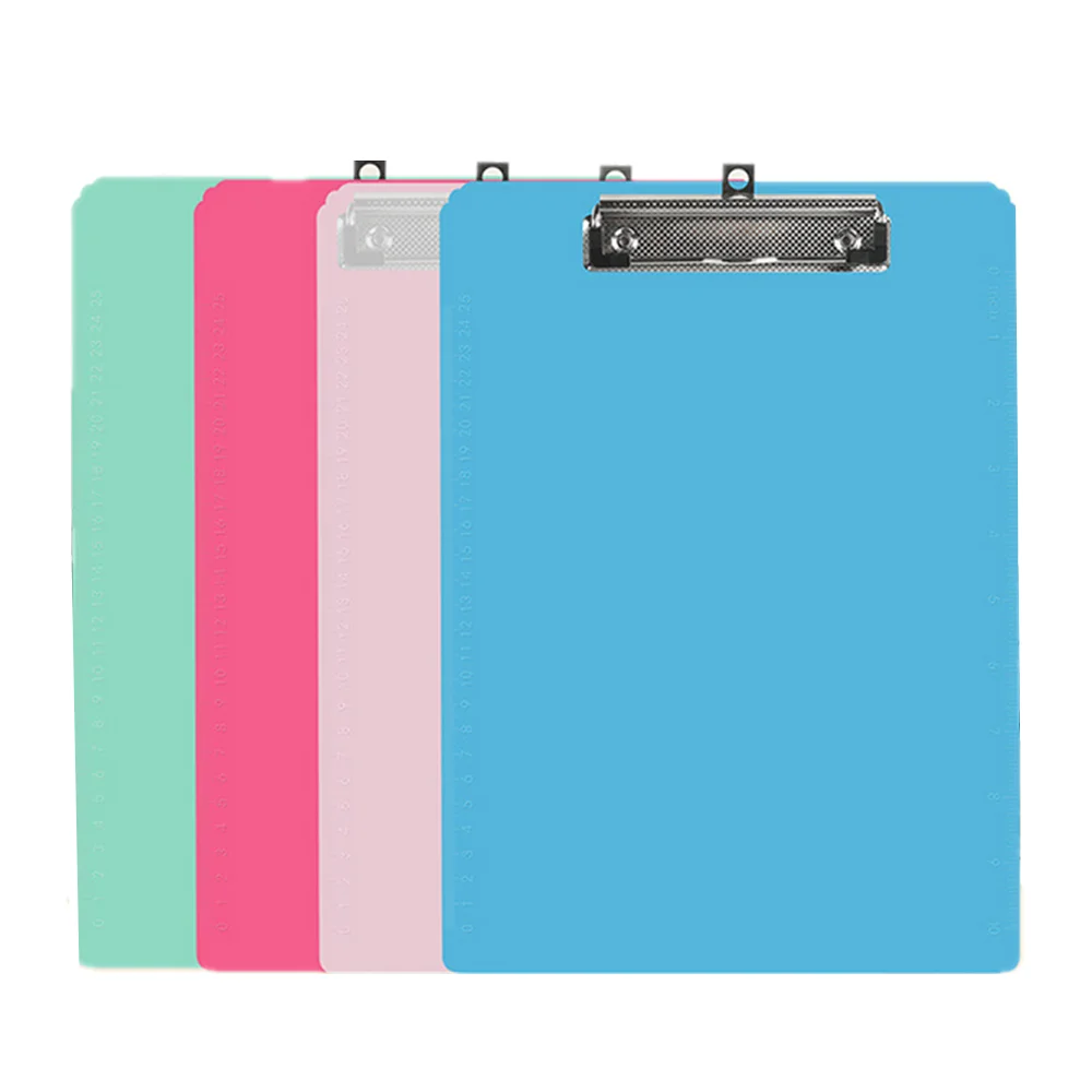 
Factory direct sale custom plastic file folder with clips 