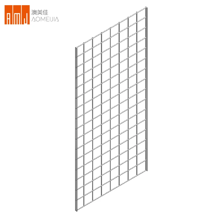 Chrome Finish Wire Gridwall Panel For Shop Fitting Use Buy Gridwall