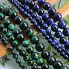 2016 sapphire round tiger eye stone strand gemstone malachite green tiger eye loose beads for diy jewelry making