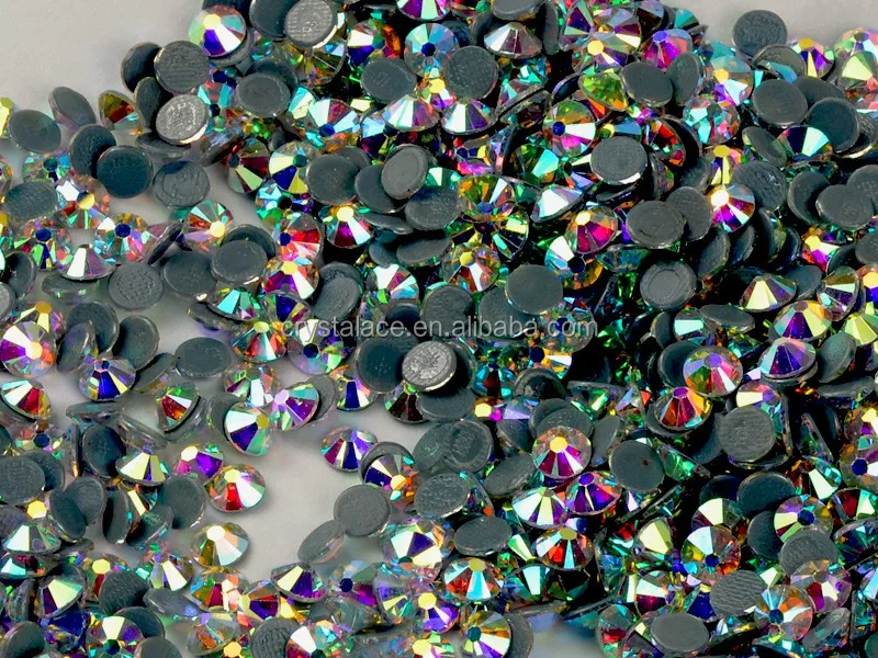 2058 loose rhinestones DMC Strasssteine hot fix crystal AB for garments