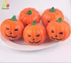 Jumbo Kawaii Slow Rising Scented Halloween Pumpkin Relief Toys, PU Foam Anti-Stress Relief Ball